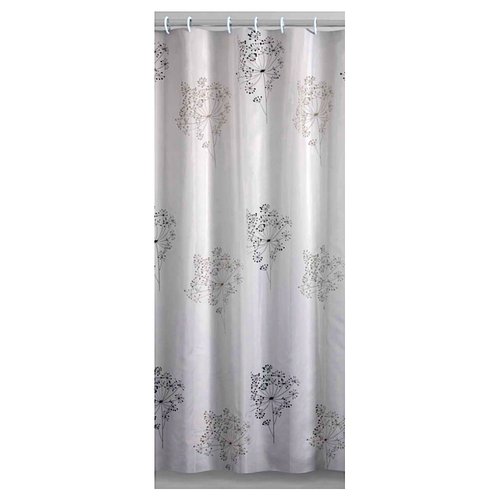 Tenda doccia Gedy TTE 1322 1230 PARFUME Bianco e Nero