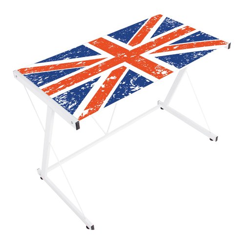 Scrivania Yes Everyday 0710348 ENGLISH Bianco, Rosso e Blu