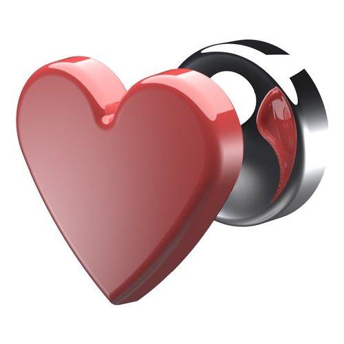 Appendino De Longhi 550S101800 Cuore Rosso e Cromo