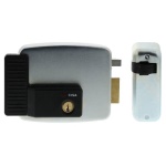 Elettroserratura Cisa 111721701 Dx 12V 2,5A Zincato e Nero