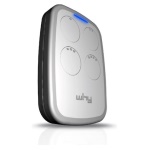 SICETECH - Radiocomando universale programmabile ad autoapprendimento Mod. Why  Evo New 4 tasti colore magnolia