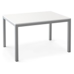 Pointhouse - Tavolo Pointhouse Bianco e Alluminio 8FAS110