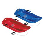 Mandelli - Bob dall'eccelente stabilità; freni con superficie antiscivolo; maxi schienale rialzato. Dimensioni 86x43x17 cm.; portata kg.50; 2 colori assortiti ( blu, rosso).