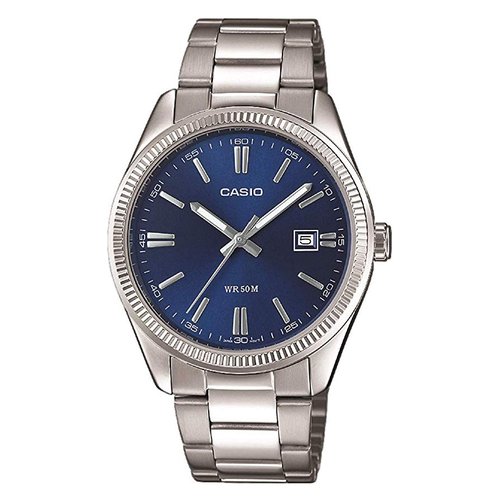 Orologio Casio MTP 1302PD 2AVEF COLLECTION Silver e Blue