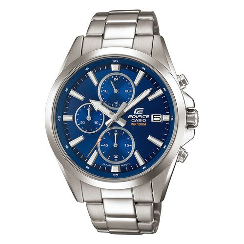 Orologio Casio EFV 560D 2AVUEF EDIFICE Classic Silver e Blue