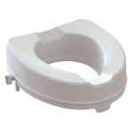 Rialzo WC K Design AR 10PP KD ARES con sistema di bloccaggio Bianco