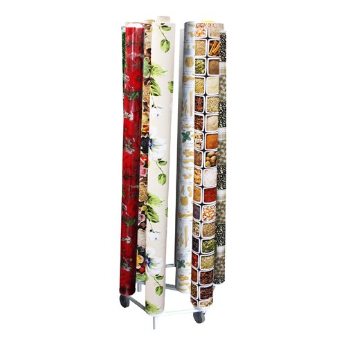 Espositore verticale per 8 rotoli tovaglia vendita metro PF577 8