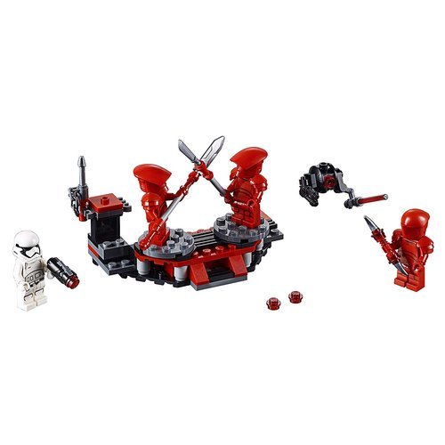 75225 Include 4 minifigure LEGO Star Wars: 3 Guardie Pretoriane d’Elite e uno Stormtrooper del Primo Ordine, più un droide di allenamento LEGO.Il giocattolo costruibile LEGO Star Wars contiene una st