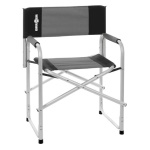 Brunner - Sedia Regista Bravura Grigio. Schienale non sfilabile