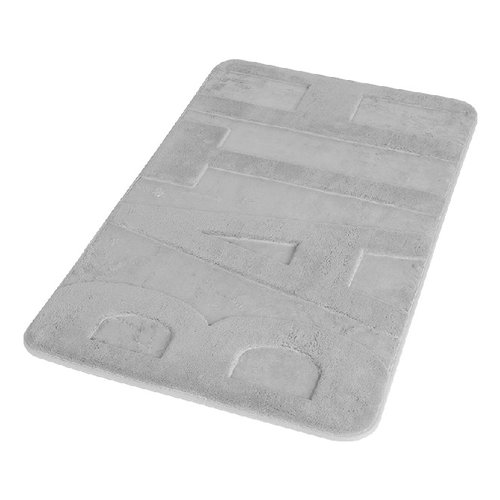 Tappeto bagno Idro Bric TABA4575GR MEMORY Bath Grigio