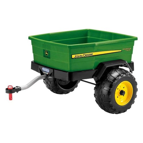 Rimorchio trattore Peg Perego IGTR0939 Jd Adventure Verde e Nero
