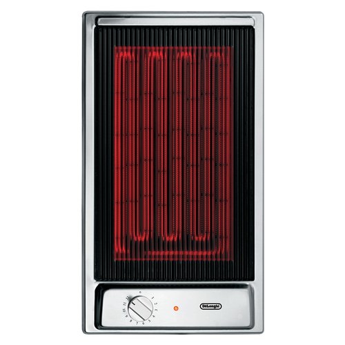 DeLonghi GVI 13-2 piano cottura Acciaio inossidabile Da incasso 30 cm Ceramica 1 Fornello(i)