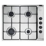 DELONGHI - DeLonghi FLI 46 ASV, Acciaio inossidabile, Da incasso, 58 cm, Gas, Acciaio inossidabile, 4 Fornello(i)
