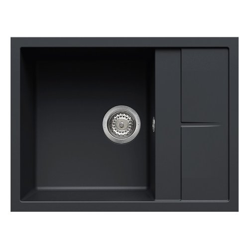 Elleci Unico 125 Lavello montato su piano Rettangolare Granitek