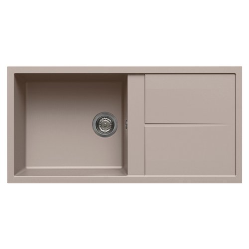 Elleci Unico 480 G43 Lavello montato su piano Rettangolare Granitek