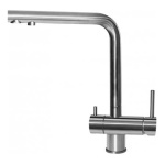 Elleci - Elleci Tourmaline Inox, Standard, Acciaio inossidabile, Acciaio inossidabile, Leva sanitaria, Singolo, Tipo L