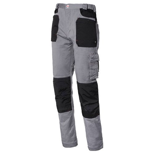 Pantaloni lavoro Issaline 8730B 080 S STRETCH LINE Grigio e Nero