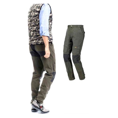 Pantaloni lavoro Issaline 8738 200 XXL STRETCH ON Verde e Antracite