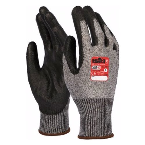 Guanti lavoro Issaline 16 560E CUT CATCH 4D Grigio e Nero