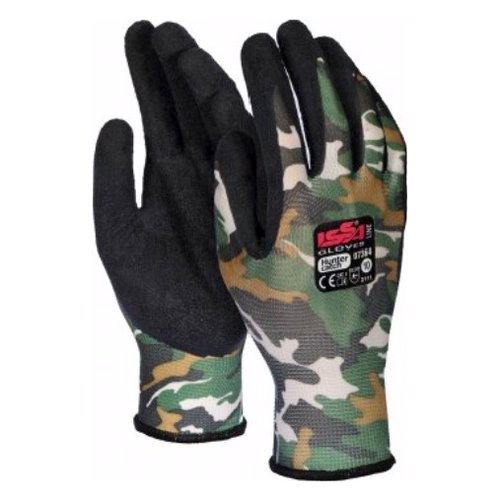 Guanti lavoro Issaline 17364 10 HUNTER CATCH Mimetico e Nero