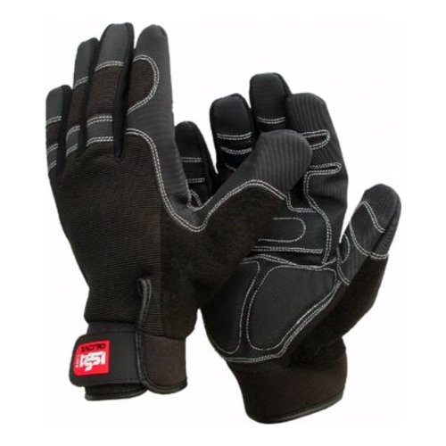Guanti lavoro Issaline 07206 M SHOCK WORK&SPORT Nero e Grigio