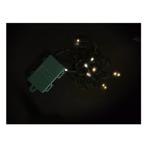 Filo luci Natale Pre Qu' Italia D1654 CHRISTMAS Nero