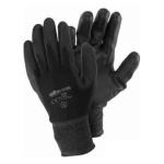 ISSALINE - Guanti da lavoro poliuretano 7284 Nero taglia 10 Conformità CE EN 388 - 3121 -  Cat II