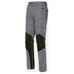 ISSALINE - Pantalone tecnico Strech Extreme Taglia XXL Fisrt Class Workwear Grigio/nero 