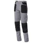 ISSALINE - Pantalone elasticizzato Stretch  Taglia L Stretch Line Grigio/nero 