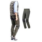 Pantaloni lavoro Issaline 8738 200 XXL STRETCH ON Verde e Antracite