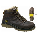 ISSALINE - Calzature da lavoro alte S3 SRC 46 Falcon Marrone scuro EN ISO 20345 S3 SRC