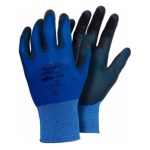 ISSALINE - Guanti da lavoro Ultra Light catch 7281 Blu/Nero taglia 7 Conformità CE EN 388 - 2121 - Cat II