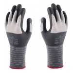 ISSALINE - Guanti da lavora Showa Gloves 381 Bianco/grigio taglia M Conformità CE EN 388 - 4121 -  Cat II