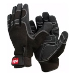 ISSALINE - Guanti da lavoro Shock Work&Sport 7206 Nero/grigio taglia XL Conformità CE EN 388 - 2222 -  Cat II