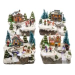 Kaemingk - Paesaggio natalizio Kaemingk 481091 Villaggio led con movimento