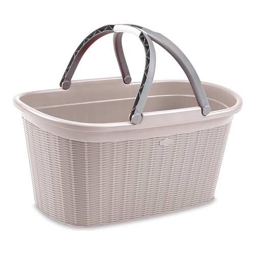 Panier En Rotin Grisé H25cm - Java | Fabrique De Styles