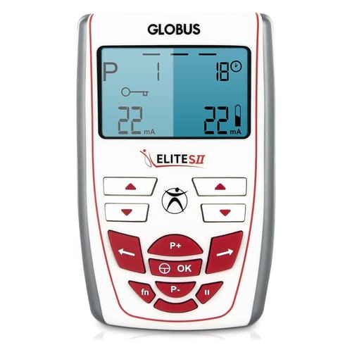 Elettrostimolatore Globus G3552 ELITE S2 Bianco e Rosso