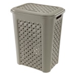 Tontarelli - Cesto portabiancheria Arianna dal caratteristico motivo ad intreccio dotato di coperchio