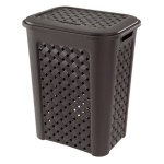 Tontarelli - Cesto portabiancheria Arianna dal caratteristico motivo ad intreccio dotato di coperchio