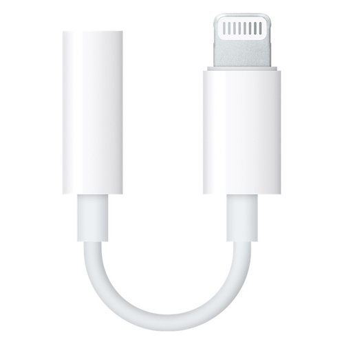 Adattatore audio Apple MMX62ZM A Lightning a Mini Jack 3,5mm Bianco