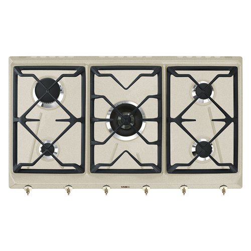 Smeg SRV896AVOGH2 piano cottura Avena Da incasso Gas 5 Fornello(i)