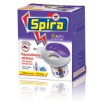 FACCO - Spira Elettroemanatore doppio utilizzo liquido e piastrine antizanzare 220-240 V fino a 45 notti di protezione