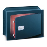 TECHNOMAX - Cassaforte a muro con chiave 390 x 200 x 270 mm Euro Key
