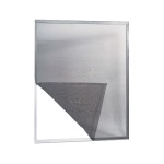 IRS - Zanzariera adesiva attaca&stacca per finestre Grigio 130 cm x 150 cm