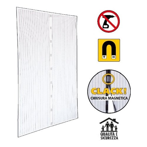 Zanzariera porta IRS IART5303 Bianco