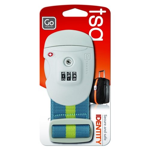 Design Go Cinghia Di Sicurezza Per Bagaglio TSA Con Lucchetto A Combinazione - 5 Cm Larghezza - Colori Assortiti - 4