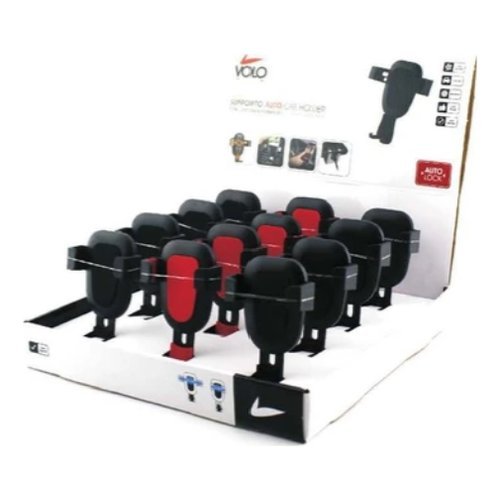 Volo Desk Display - 12 Pz. Vent Car Holder Confezione composta da 12 pezzi di supporti auto da bocchette aria