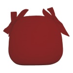 Olibò - Cuscino sedia Olibò Cuscino Sagomato con lacci Bordeaux