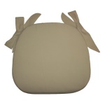 Olibò - Cuscino sedia Olibò Cuscino Sagomato con lacci Ecrù