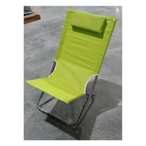 Spiaggina Amicasa SBC009 LUX pieghevole con cuscinetto Verde